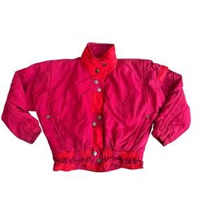 Vintage Kaelin Jacket Womens L Pink Ski Snow Windbreaker Outdoors Retro 80s/90s